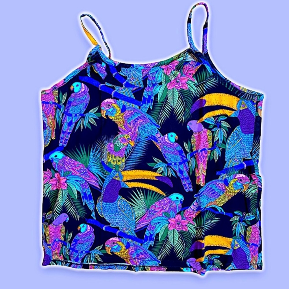 The Children’s Place Spaghetti Strap Tropical Graphic Tank Top Shirt